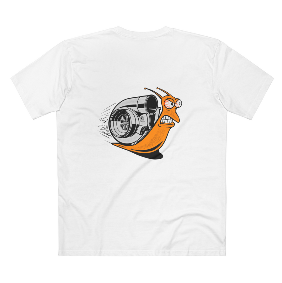 Turbo Snail T-shirt product featuring snail and turbo